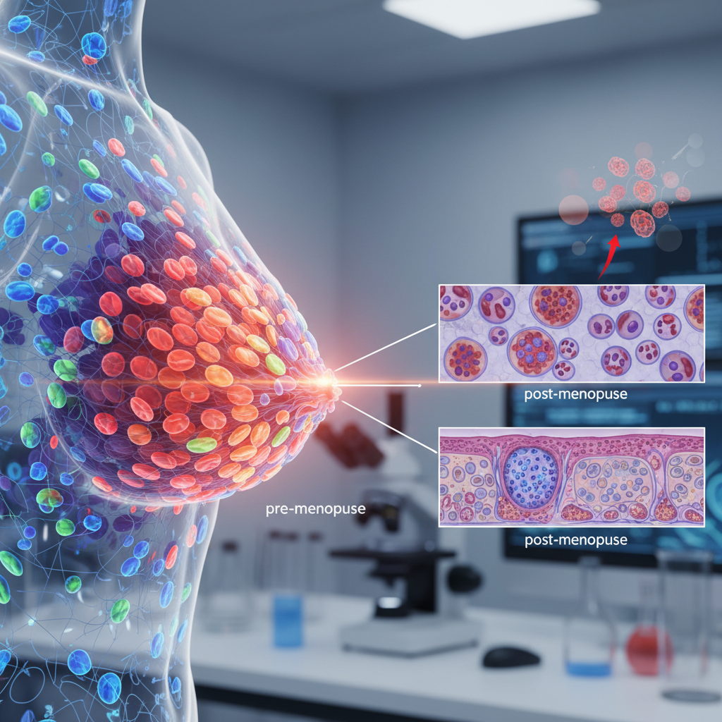 La ménopause semble remodeler profondément le tissu mammaire — et cela pourrait aider à expliquer des changements liés au risque de cancer