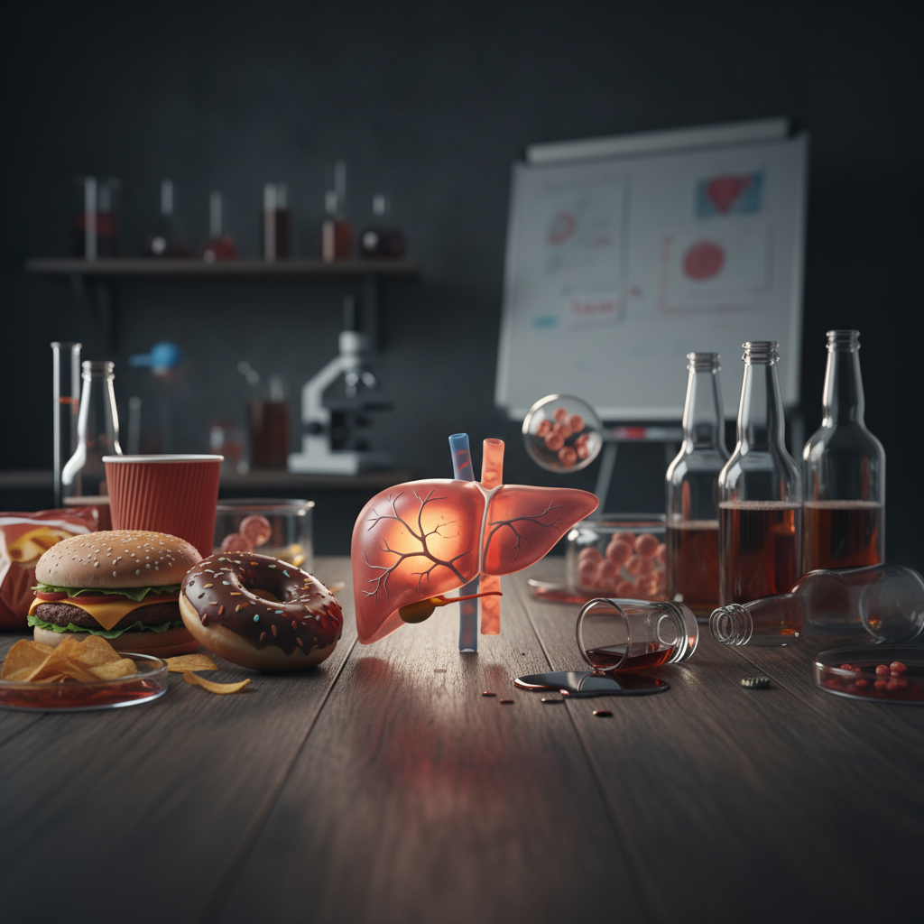 Le régime occidental et les épisodes de binge drinking pourraient frapper le foie en double — et ensemble être plus nocifs que séparément