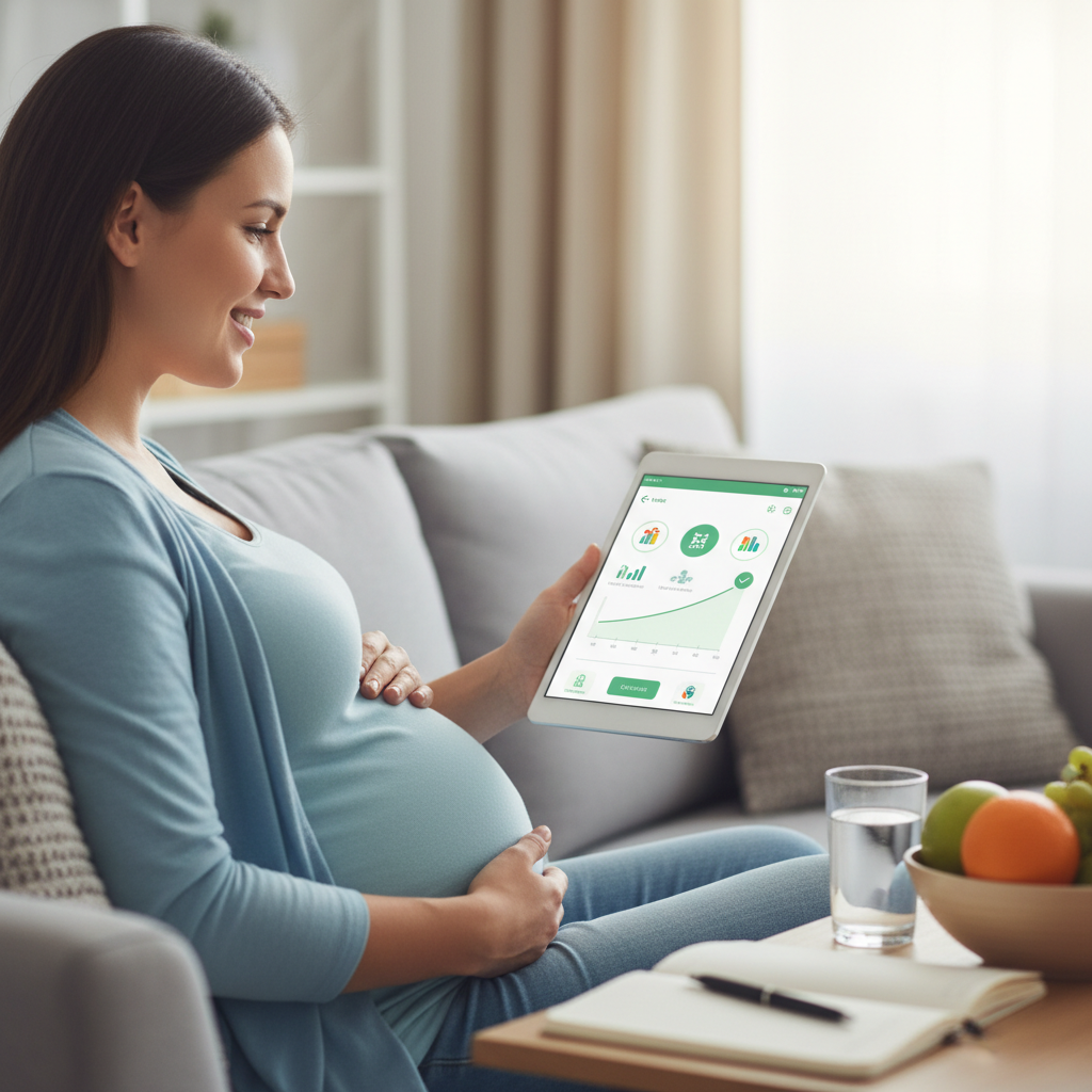 Les applis avec coaching peuvent aider à une prise de poids plus saine pendant la grossesse — mais leur effet dépend de l’usage réel et ne remplace pas le suivi prénatal