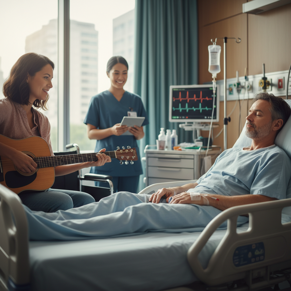 Les patients chirurgicaux avec troubles mentaux qui reçoivent une musicothérapie sont souvent les cas les plus complexes