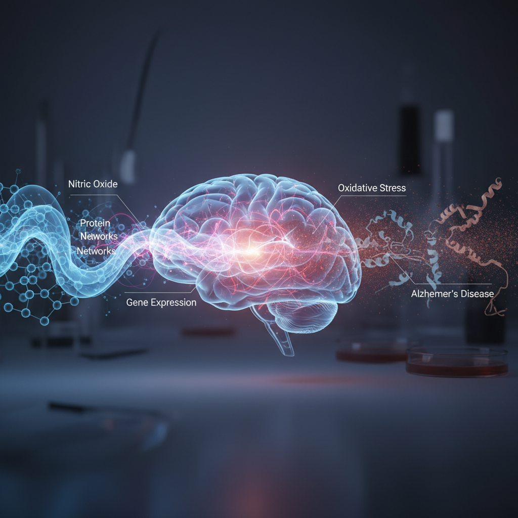 L’oxyde nitrique pourrait éclairer une partie de la biologie d’Alzheimer, mais encore comme piste mécanistique — pas comme réponse définitive